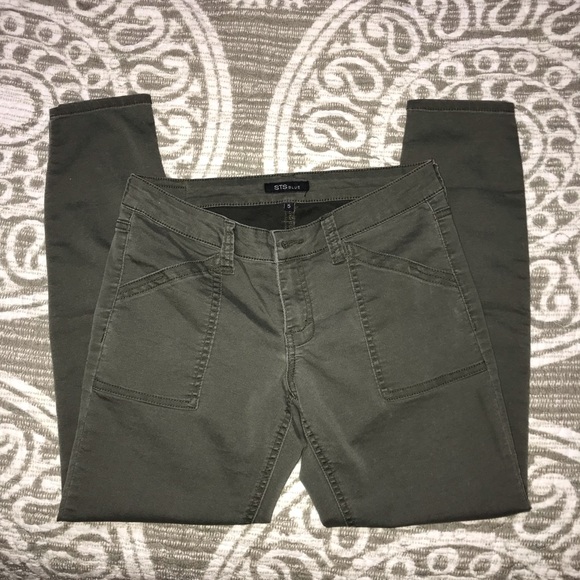 ‘STS Blue’ Olive Skinny Ankle Jeans - Picture 2 of 8